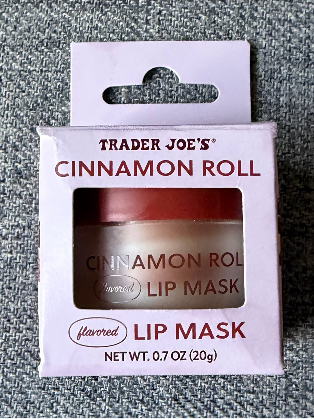 Trader Joe's Cinnamon Roll Lip Mask limited edition